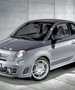 Grey Fiat paint by numbers