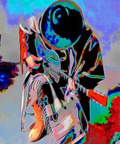 Guitarist Man paint by numbers