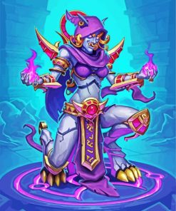 Hearthstone Game Character paint by numbers