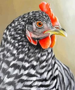 Hen paint by numbers