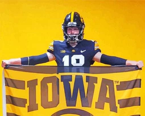 Iowa Hawkeyes paint by numbers