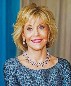 Jane Fonda paint by numbers