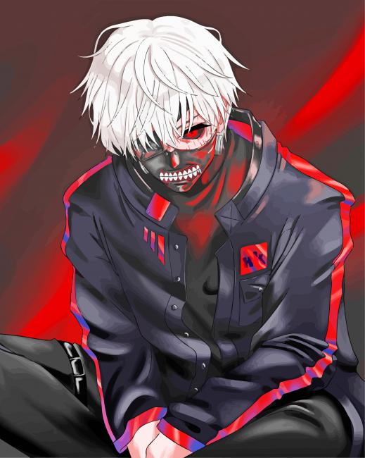 Those colors in the background complement you kaneki-kun