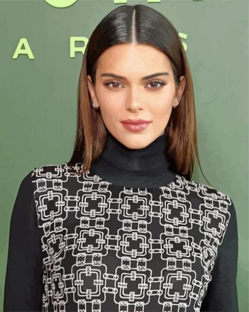 Kendall Jenner paint by number