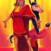 Kuzco And The Llama paint by numbers