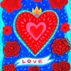 Love Heart paint by numbers