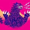 Mad Godzilla Illustration paint by numbers