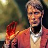 Mads Mikkelsen Hannibal Lecter paint by numbers