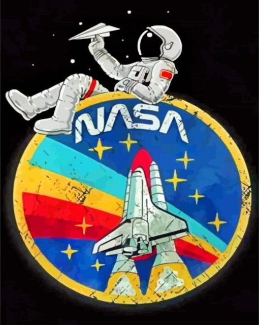Nasa Man Space paint by number