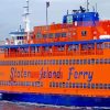 New York Staten Island Ferry Hoboken paint by numbers