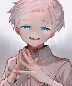 Norman The Promised Neverland Anime paint by numbers