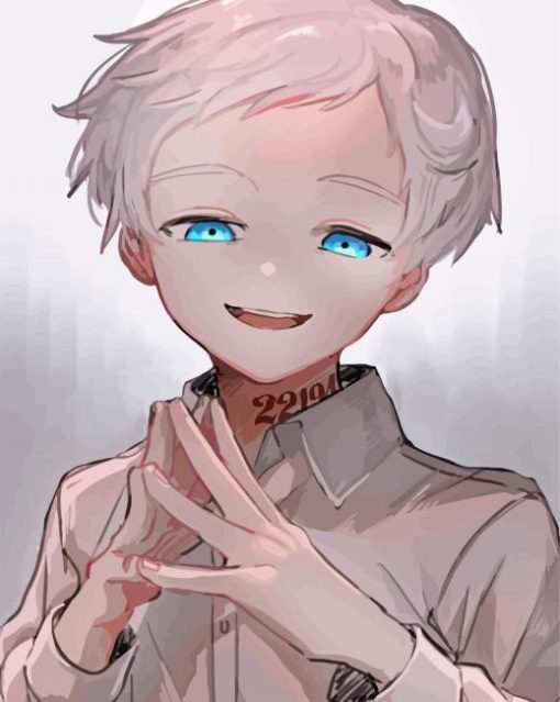 Norman The Promised Neverland Anime paint by numbers