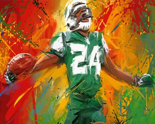 NY Jets Football paint by numbers