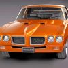 Orange Gto Car paint by numbers
