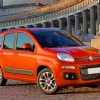 Orange Fiat paint by numbers