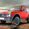 Red Lada paint by numbers