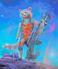 Rocket Guardians Of The Galaxy paint by numbers
