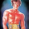 Rocky Balboa Caricature paint by number