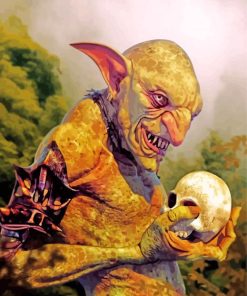 Scary Goblin paint by numbers