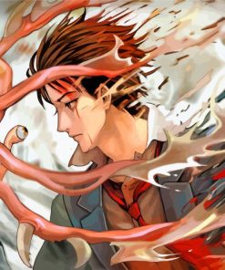 Splatter Parasyte Anime paint by numbers