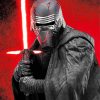 Star Wars Kylo Ren paint by numbers