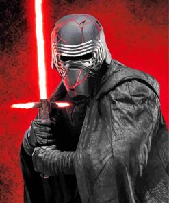Star Wars Kylo Ren paint by numbers