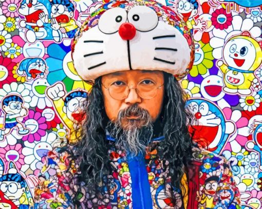Takashi Murakami paint by numbers