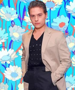 The American Actor Dylan Sprouse paint by number