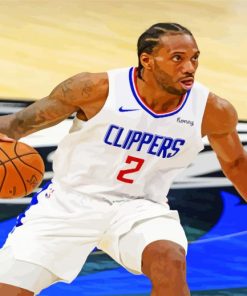The Basketball Player Kawhi paint by numbers