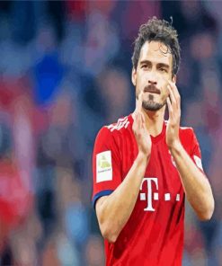 The Footballer Hummels paint by numbers