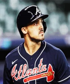 Adam Duvall From Atlanta Braves paint by numbers