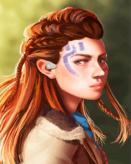Aloy Horizon Zero Dawn Game paint by number