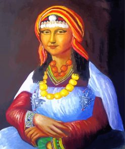 Amazigh Monalisa paint by numbers