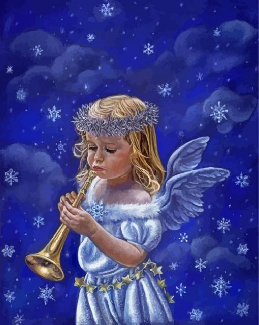Angel Girl paint by numbers