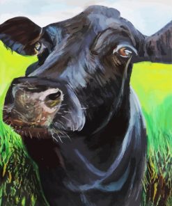 Angus Cattle paint by numbers