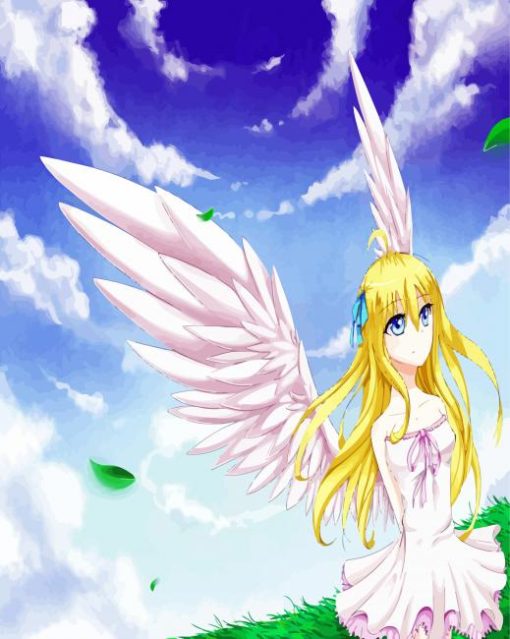 Anime Angel paint by numbers