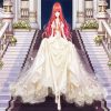 Anime Girl Wearing Gown Dress paint by numbers
