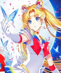 Anime Sailor Moon paint by numbers