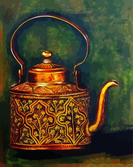 Antique Kettle paint by number