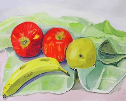 Apples And Banana paint by numbers