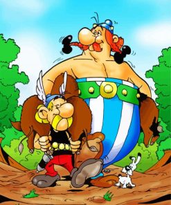 Asterix Serie Character paint by numbers