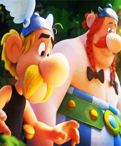 Asterix Characters paint by number