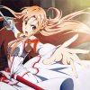 Asuna Fighting paint by number