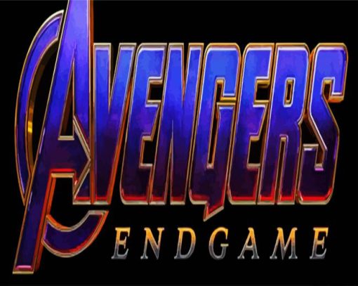 Avengers Endgame Poster paint by numbers