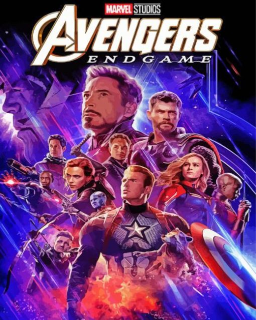 Avengers Endgame paint by numbers