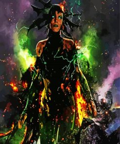 Avengers Hela paint by numbers