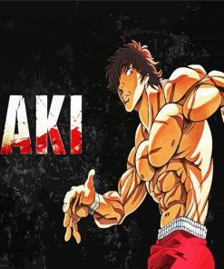 Baki Anime Poster paint by number