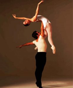 Ballerina And Ballerino paint by numbers