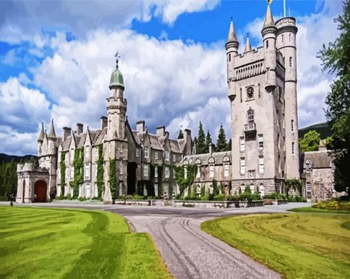 Balmoral Scotland United Kingdom paint by number