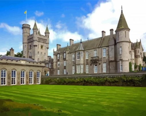 Balmoral Castle paint by number